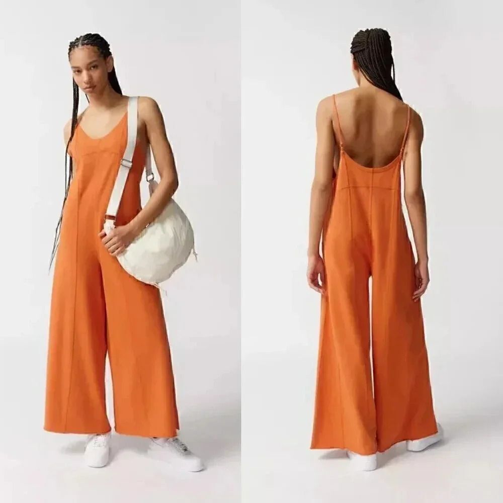 Urban Outfitters Out From Under Flo Wide-Leg Jumpsuit Size Small NWOT $